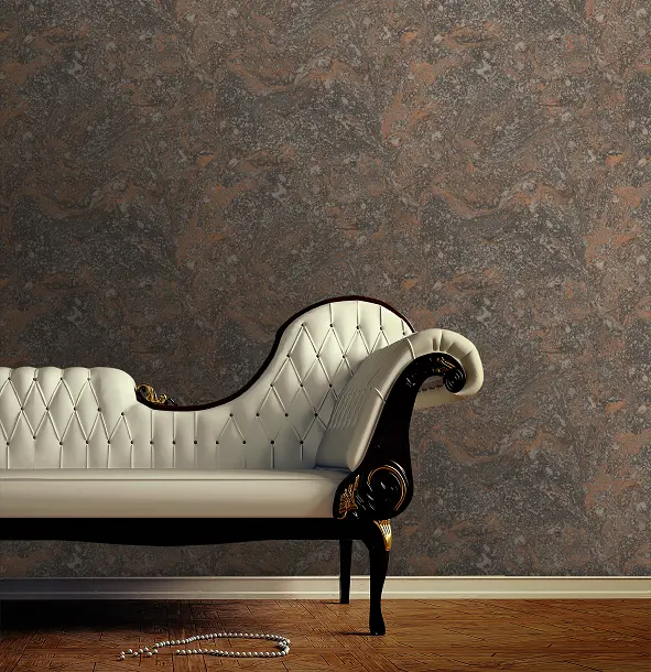 SK Filson Copper Marble Foil room setting